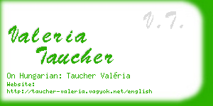 valeria taucher business card